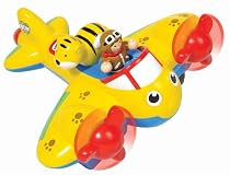 WOW Toys Johnny Jungle Plane Friction-Powered Plane with Cargo Hold