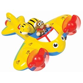 Wow - Johnny Jungle Plane Friction Powered Plane with Cargo Hold