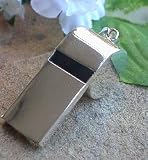 Sterling Silver Coach's Sport Whistle Gift Pendant