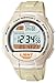 Casio Men's W734-7AV Beige Rubber Quartz Watch with Digital Dial