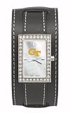 Georgia Tech Yellow Jackets Women's Black Leather Starlette Watch