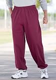 Jersey Knit Elastic Cuff Pants