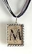 Monogram Pendant Necklace - M Monogram Pendant Necklace - M