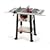 JET 708315LSB JBTS-10LS-2 15 Amp Benchtop 10-Inch Table Saw with Fixed Stand and Storage Shelf