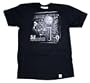 Mic Mac Guys T-shirt in Black by Imaginary Foundation