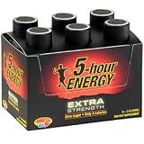 5-Hour Energy Extra Stength, Berry, 1.93-Ounces Bottles, 6-Count