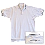 Mens Meccasso Ax-Celerator Zip Polo-White