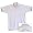 Mens Meccasso Ax-Celerator Zip Polo-White (LG)