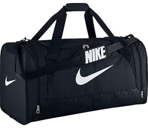 Nike Brasilia 6 Large Duffel Bag, Black 