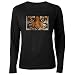 Artsmith, Inc. Womens Long Sleeve Dk T-Shirt Sumatran Tiger Face