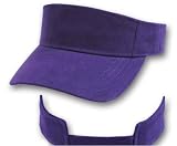 Blank Purple Adjustable Visor