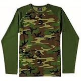 Boy's Woodland 2-Tone Raglan Long Sleeve T-Shirt