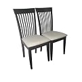 Slat-Back Side Chair - Set of 2