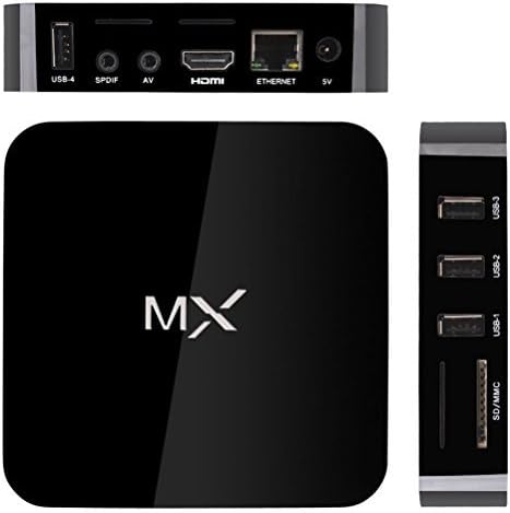 Eforbest Tv Box Quad Core CPU 1GB DDR 8GB Nand Flash MX Android 4.2 OS Smart TV Box Pro Media Player 1080p Wifi Hdmi Xbmc Neflix Youtube Skype