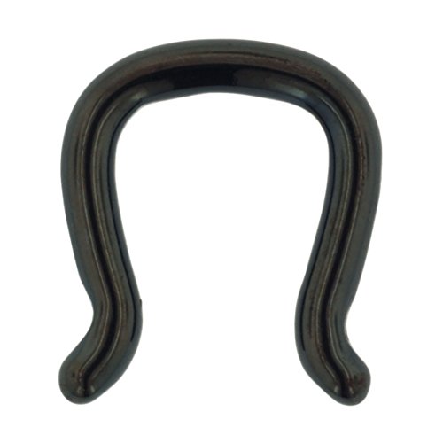 PVD Stainless Steel Septum Retainer: 10g Black
