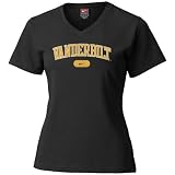 Nike - Nike Vanderbilt Commodores Black Ladies Classic Logo T-shirt