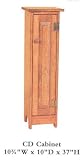 Cd Cabinet - Cherry Stain