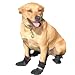 black/red MyPaws dog shoes - L