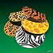 12 Foam Safari Animal Print Sun Visors