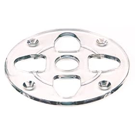 Milwaukee 49-54-1026 Clear, 7-Inch Diameter,1-3 16-Inch Center Hole Sub-Base by Milwaukee