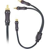 Phoenix Gold RCA Cable 4 Meter with 1 RCA Female to 2 RCA Male Y - Adaptor