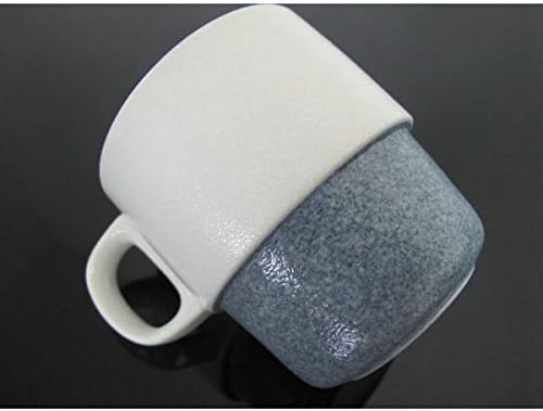 Yunci Drinkware Women Coffee Tea Mugs Cups Snow Ceramic Non-slip Glaze 8.5 oz