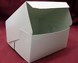 10 White Fairy Cupcake Muffin cake Boxes 6 x 6 x 3