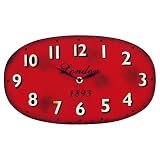 Red Retro London Wall Clock