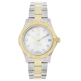 TAG Heuer Women’s Aquaracer Two-Tone Diamond Watch #WAF1320.BB0820