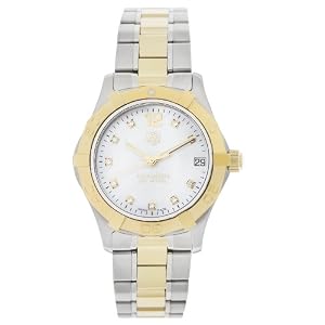 TAG Heuer Women's Aquaracer Two-Tone Diamond Watch #WAF1320.BB0820