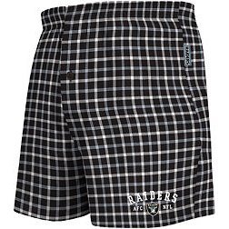 Buy Oakland Raiders Flannel Boxer Shorts