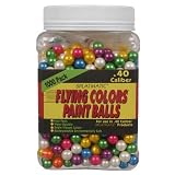 Splatmatic Flying Colors 1000ct Airsoft Paintballs - 40 cal. - Assorted