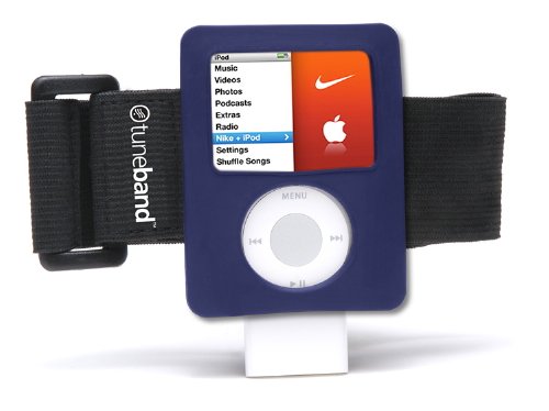 Tuneband, Grantwood Technology's Armband, Silicone Skin, and Screen Protector for iPod Nano, 3rd Generation, Compatible with Nike+iPod, Assorted Colors