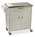 White Stainless Steel Kitchen Cart