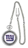 NFL Men's GT0082 New York Giants Hall Of Famer Pocket Watch with Chain