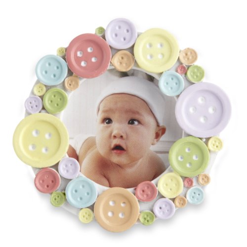 Kate Aspen Round Photo Frame, Cute as a Button