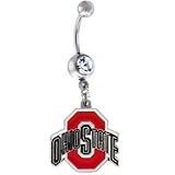 Ohio State Buckeyes NCAA Belly Navel Ring