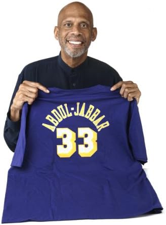 Kareem Abdul-Jabbar Lakers Jersey Tee XX-Large Purple