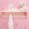 Jane Scalloped Lavender Peg Board Shelf