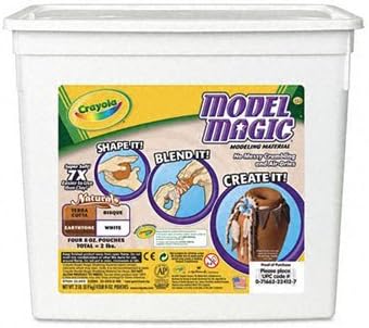 Bincry - Crayola Crayola Model Magic Naturals Modeling,Compound,2#,Nl (Pack Of5)