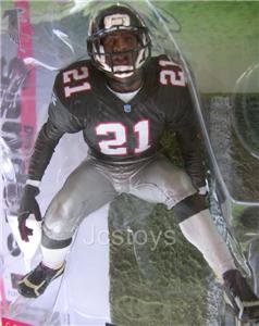 McFarlane Toys NFL Sports Picks Collectors Club Exclusive Action Figure Deion Sanders (Atlanta Falcons) Black Jersey