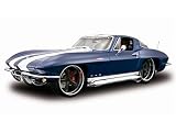 Review Maisto M31100 / Diecast Model Chevrolet Corvette Pro-Rodz (1965) in Blue (1:18 scale)
