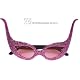 Damenbrille Glitterfledermaus in pink