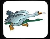 Decorated Mouse Pad with grey, goose, bird