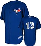 Brett Lawrie Jersey: Adult Majestic Royal Authentic Cool Base&Atilde;&cent;&acirc;��&Acirc;&cent; Batting Practice Toronto Blue Jays Jersey