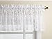Lorraine Home Fashions Priscilla 60-inch x 12-inch Valance, White