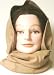 Hand Made Camel Color Double Knit Cotton Jersey Balaclava