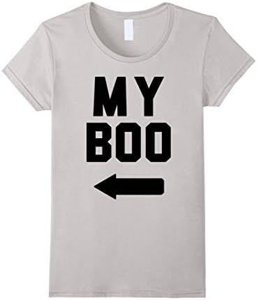 Women's Best Friend Shirt- BFF Gift - MY BAE MY BOO T-shirt Small Silver