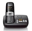 Gigaset C610A schnurlos Telefon (4,6 cm (1,8 Zoll) TFT-Farbdisplay, Freisprecheinrichtung, Anrufbeantworter) pianoschwarz