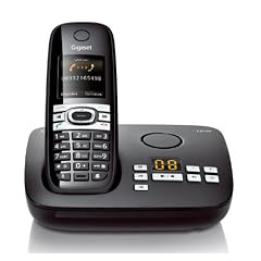 Gigaset C610A schnurlos Telefon (4,6 cm (1,8 Zoll) TFT-Farbdisplay, Freisprecheinrichtung, Anrufbeantworter) pianoschwarz